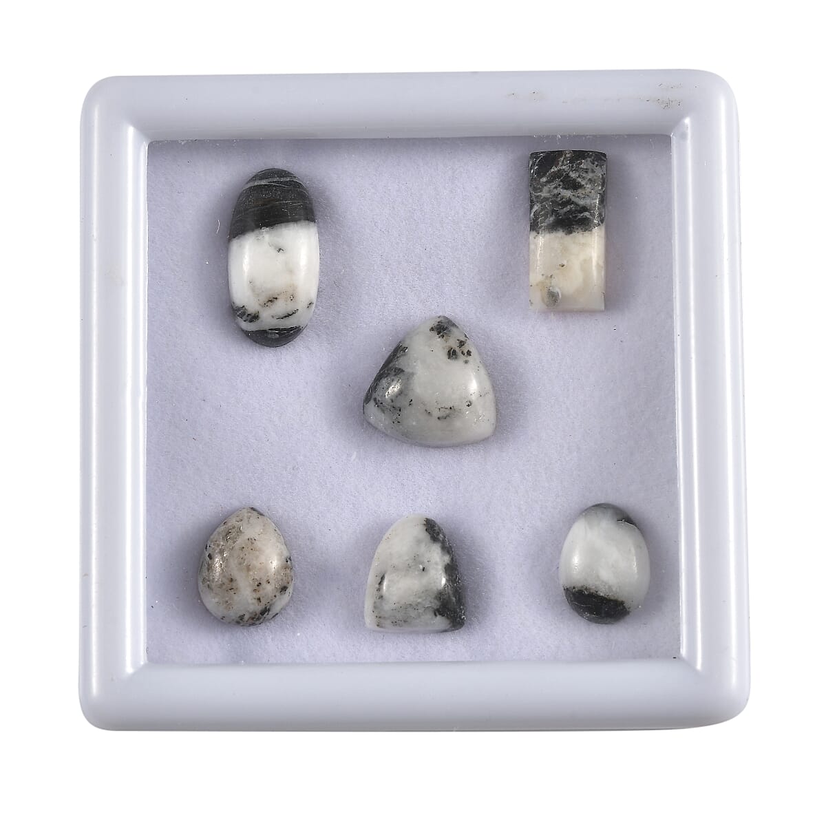 White Buffalo Assorted Box (Mix Mix mm) 15.00 ctw Loose Gemstone