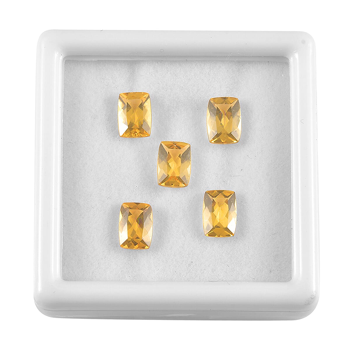 Yellow Beryl Assorted Box (Cush 7x5 mm) 4.00 ctw Loose Gemstone