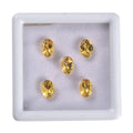 Yellow Beryl Assorted Box (Ovl 7x5 mm) 4.00 ctw Loose Gemstone - Sticky add to cart bar
