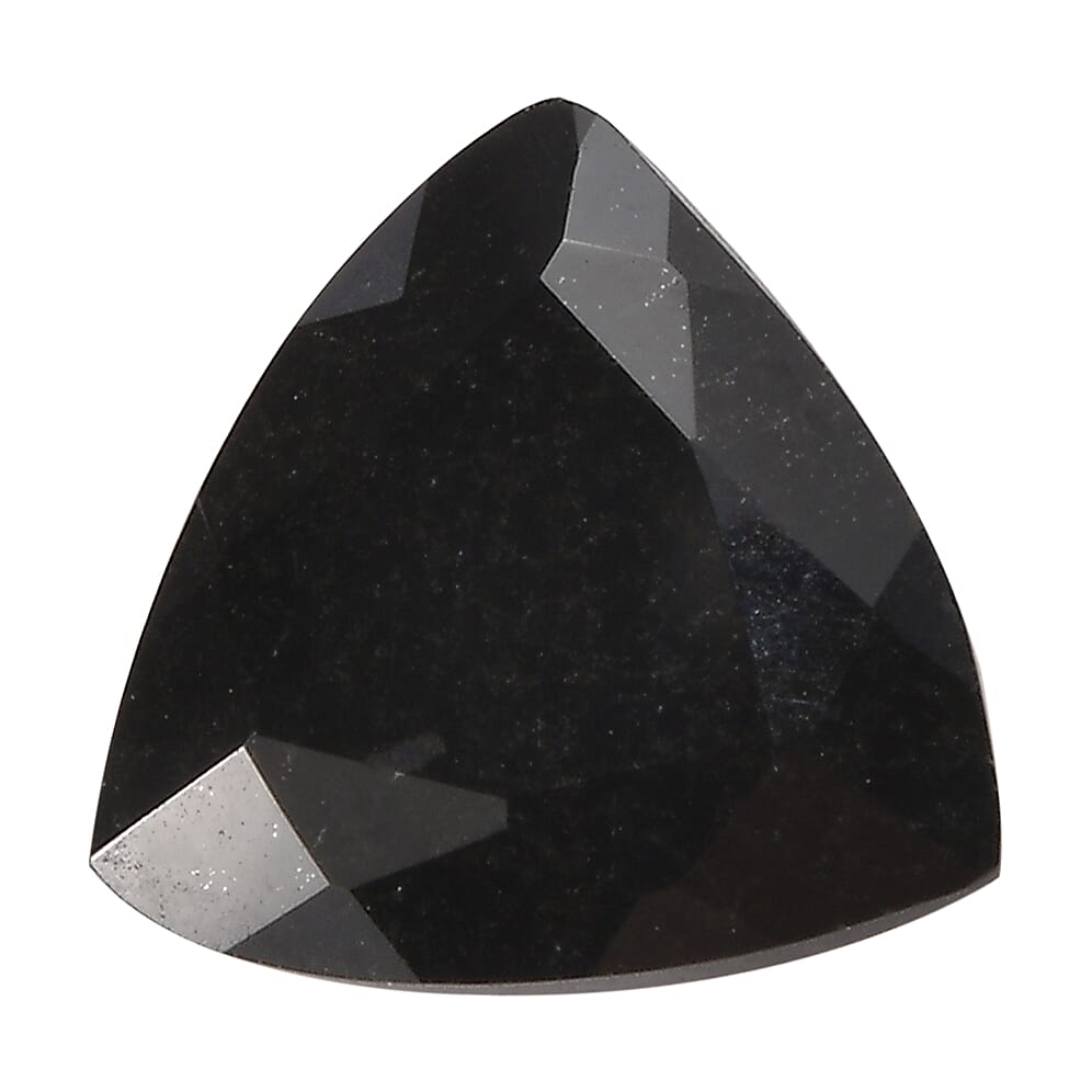 Australian Black Tourmaline (Trl 8 mm) 0.89 ctw Loose Gemstone