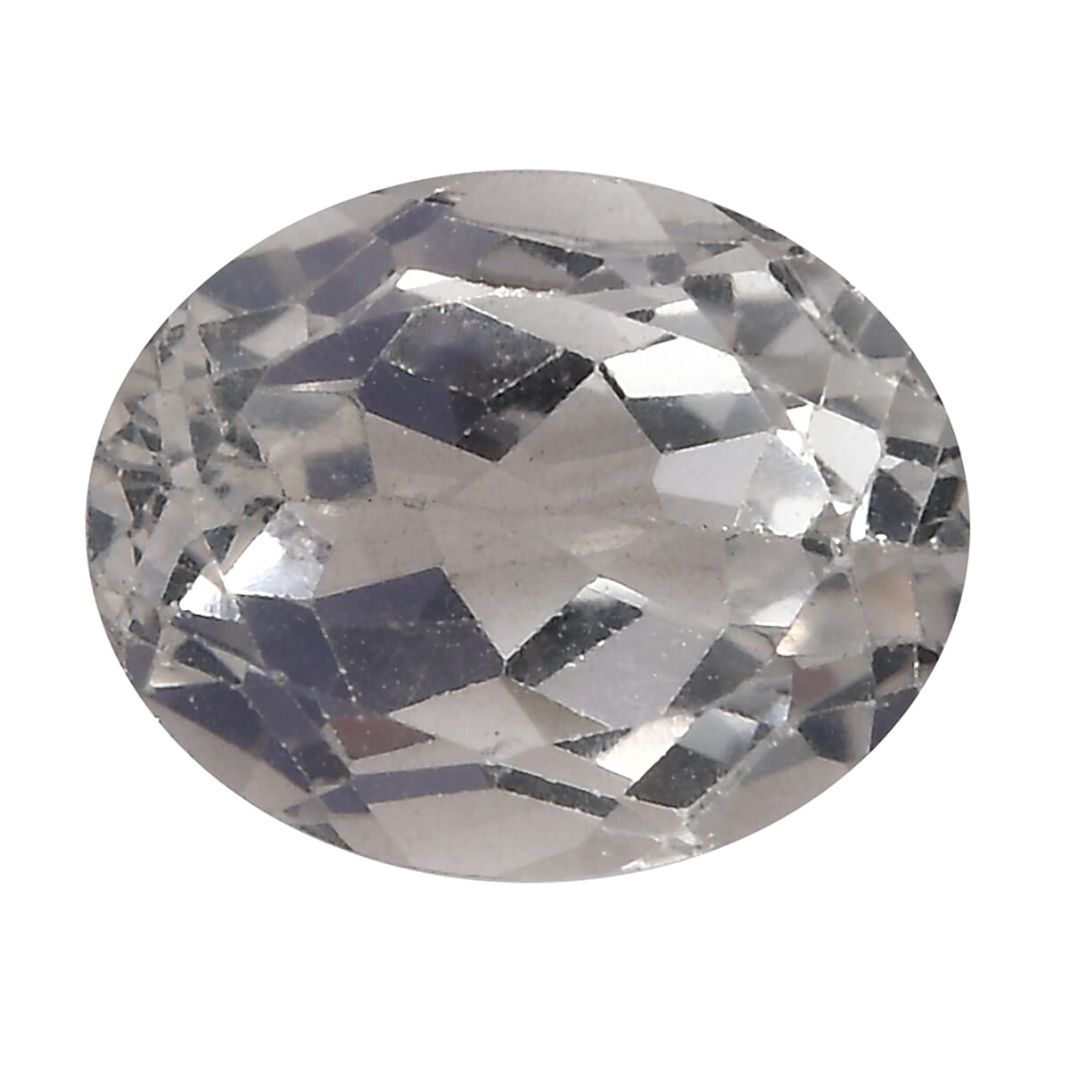 White Topaz (Oval 10x8 mm) 2.39 ctw Loose Gemstone