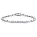 Luxuriant Lab Grown Diamond G SI 3.00 ctw Bracelet in Sterling Silver (7.00 In) - Sticky add to cart bar