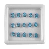 Blue Apatite Assoterd Box (Pear 5x4 mm) 5.00 ctw Loose Gemstone