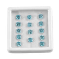 Blue Apatite Assoterd Box (Oct 4x4 mm) 5.00 ctw Loose Gemstone - Sticky add to cart bar