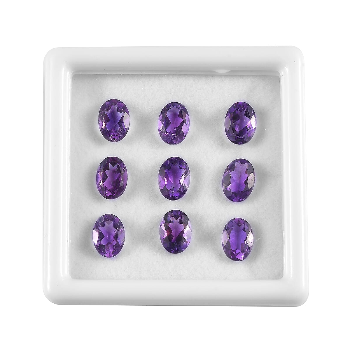 AA Moroccan Amethyst Assorted Box (Ovl 7x5 mm) 6.00 ctw Loose Gemstone