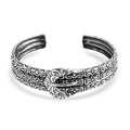 Bali Legacy Tulang Naga Cuff Bracelet in Sterling Silver (7.25 In) 30.80 Grams - Sticky add to cart bar