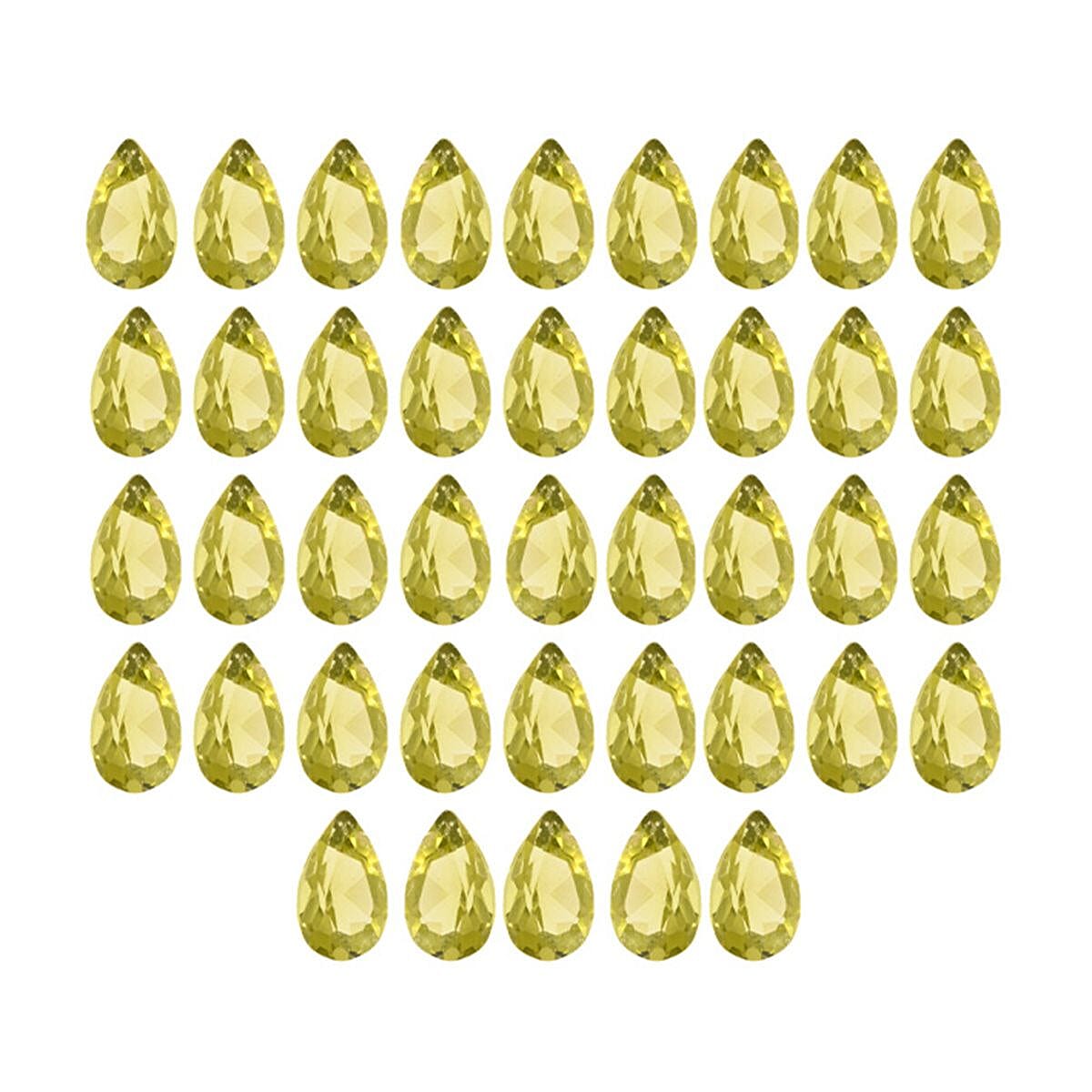 AA Peridot Arizona Assorted Box (Pear 5x3 mm) 10.00 ctw Loose Gemstone