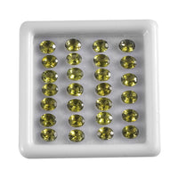 AA Peridot Arizona Assorted Box (Ovl 5x4 mm) 10.00 ctw Loose Gemstone
