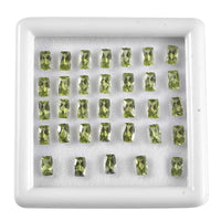 AA Peridot Arizona Assorted Box (Cush 5x3 mm) 10.00 ctw Loose Gemstone