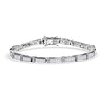 Luxuriant Lab Grown Diamond (G-H, SI) Bracelet in 18K Vermeil YG Over Sterling Silver (7.25 In) 4.00 ctw - Sticky add to cart bar