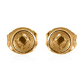 Luxoro 14K Yellow Gold Solitaire Stud Earrings 1 Grams - Sticky add to cart bar
