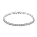 Luxuriant Lab Grown Diamond 5.00 ctw Bracelet in 14K White Gold (7.00 In) 5.42 Grams - Sticky add to cart bar