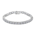 14K White Gold Luxuriant Lab Grown Diamond Bracelet (7.00 In) (12.22 g) 12.00 ctw - Sticky add to cart bar