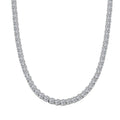 Luxuriant Lab Grown Diamond 10.00 ctw Necklace in 14K White Gold 18 Inches 13.61 Grams - Sticky add to cart bar