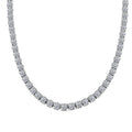 Luxuriant Lab Grown Diamond 20.00 ctw Necklace in 14K White Gold 18.5 Inches 26.23 Grams - Sticky add to cart bar