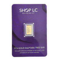 22K Yellow Gold Kalptaru Tree Bar 1 Grams (Del. In 10-15 Days) (Del. in 12-15 Days)