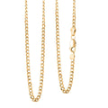 Cuban Chain Necklace in 14K Yellow Gold 12.90 Grams 24 Inches - Sticky add to cart bar