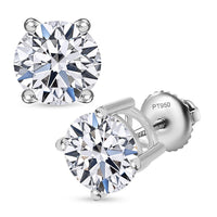 IGI Certified Luxuriant Lab Grown Diamond E-F VS 4.00 ctw Stud Earrings in 950 Platinum