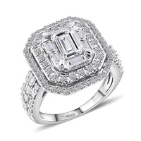 14K White Gold Luxuriant Lab Grown Diamond (VS, F) Ring (Size 10.0) (6.80 g) 2.00 ctw