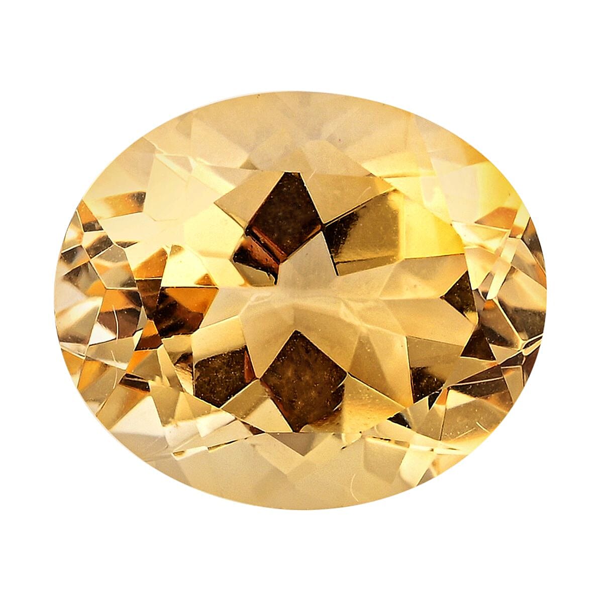 Brazilian Citrine (Oval 12x10 mm) 4.14 ctw