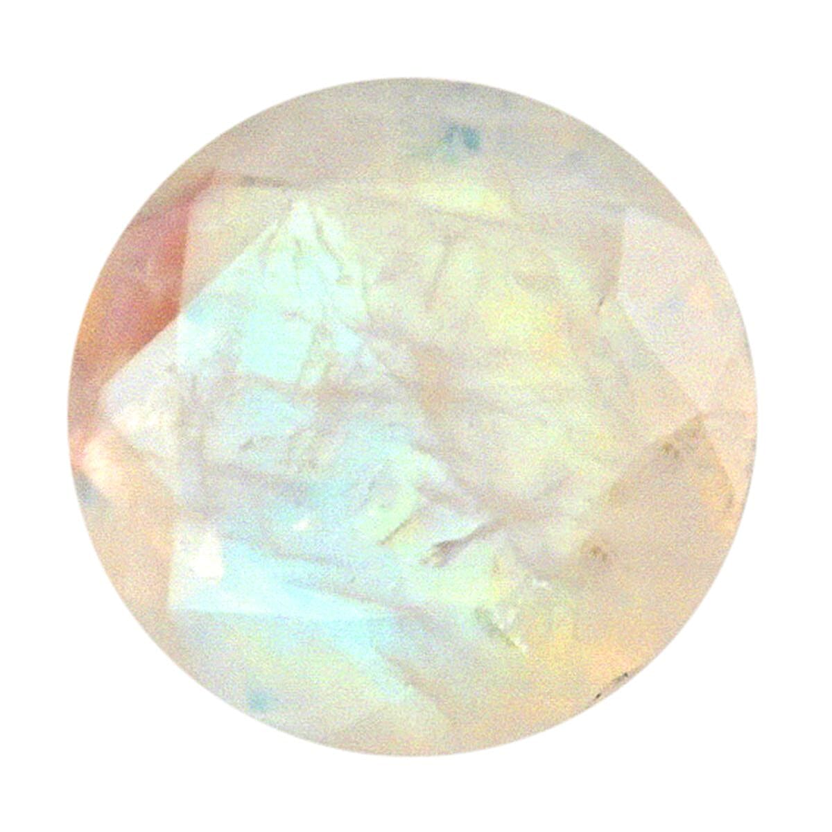 AA Rainbow Moonstone (Rnd 6 mm) 0.74 ctw