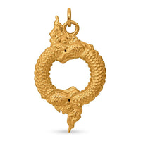 Electroform Dragon Pendant in 24K Yellow Gold 1.5 Grams
