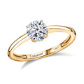 IGI Certified 14K Yellow Gold Luxuriant Lab Grown Diamond (E-F, VS) Ring (Size 10.0) 1.00 ctw - Sticky add to cart bar