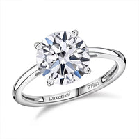 IGI Certified Luxuriant Lab Grown Diamond E-F VS 4.00 ctw Ring in 950 Platinum