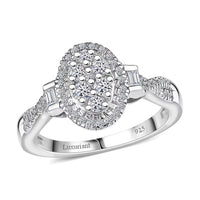Luxuriant Lab Grown Diamond Signature Halo Ring