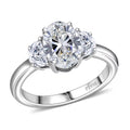 950 Platinum Luxuriant Lab Grown Diamond (E-F, VS) Ring (Size 6.0) 2.10 ctw - Sticky add to cart bar