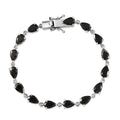 EverTrue Elite Shungite Bracelet in Platinum Over Copper (7.25 In) 8.15 ctw - Sticky add to cart bar