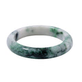 Natural Bi-Color Jade 270.00 ctw Bangle Bracelet (6.75 In) - Sticky add to cart bar