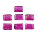 Set of 7 AAA Montepuez Ruby (Oct 6x4 mm) 5.00 ctw - Sticky add to cart bar