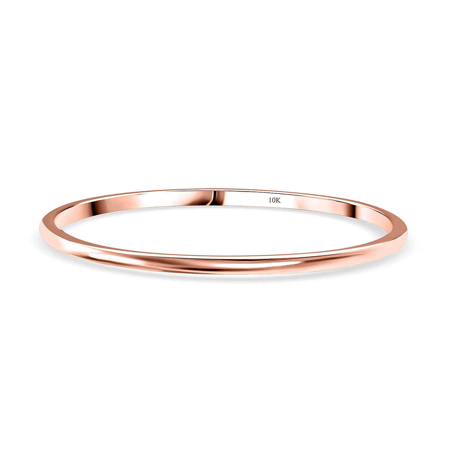 Luxoro Bangle Bracelet in 10K Rose Gold (7.25 In) 16.60 Grams