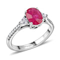 Rhapsody 950 Platinum AAAA Royal Ruby, Diamond (E-F, VS) (0.27 cts) Ring (Size 10.0) (5.36 g) 1.70 ctw - Sticky add to cart bar