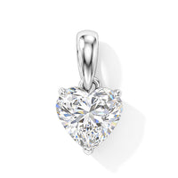 Luxuriant Lab Grown Diamond (G-H, SI) Pendant in Platinum Over Sterling Silver 1.00 ctw