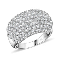 Karis Lab Created White Sapphire Fancy Ring (Size 10.0) 3.15 ctw