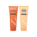 SpaLife Vitamin C Moisturizing Foot Cream & Brown Sugar Scrub - Duo Pack - Sticky add to cart bar