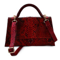 Grand Pelle Genuine Python Leather Signature Handbag - Sticky add to cart bar