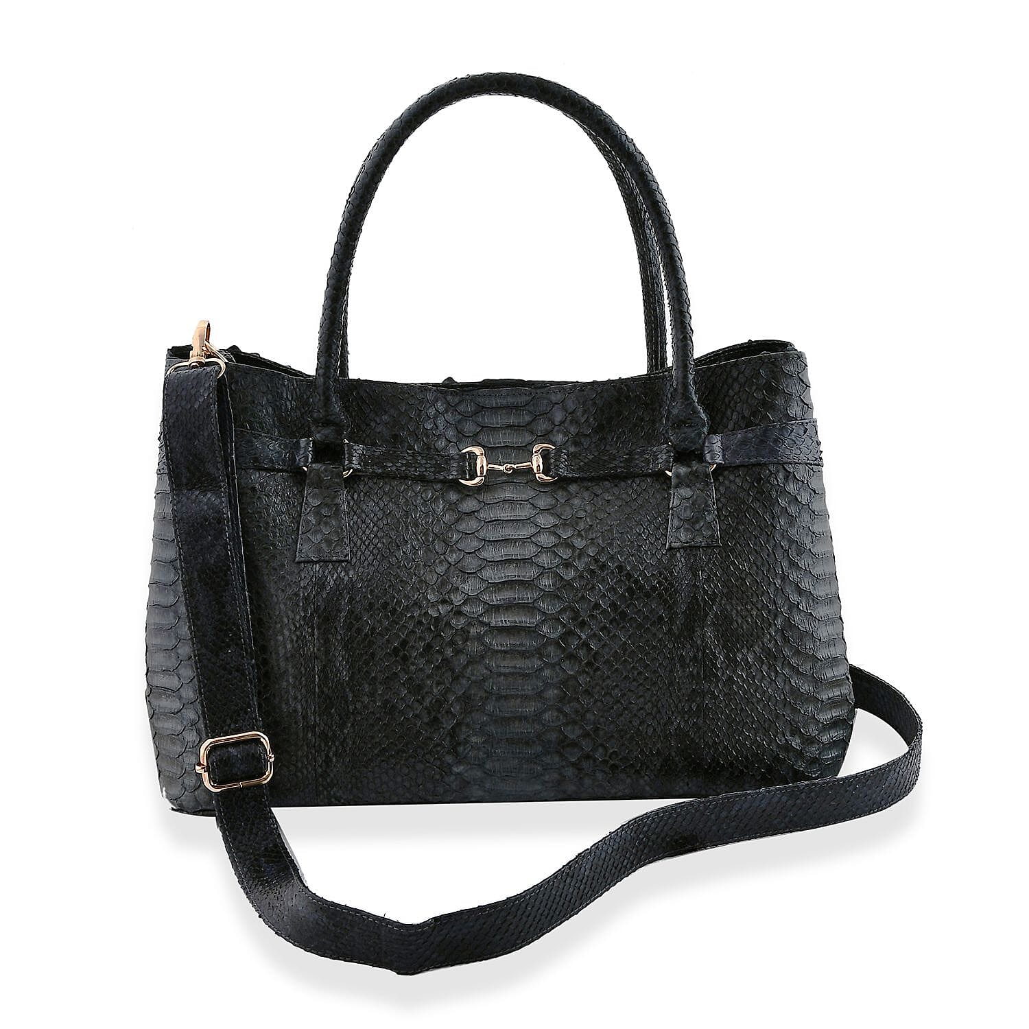 Grand Pelle Genuine Python Leather Timeless Tote Bag
