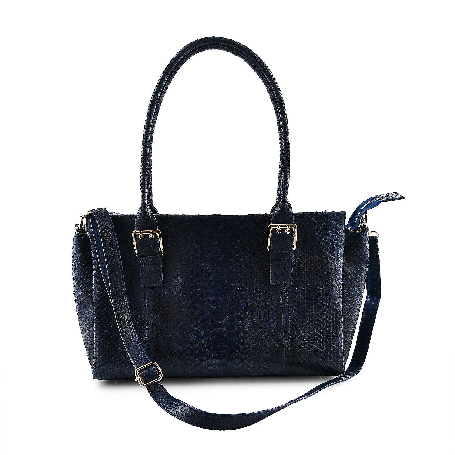 Grand Pelle Genuine Python Leather Classic Handbag