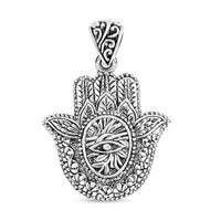 Bali Legacy Sterling Silver Hamsa Pendant 5.88 Grams