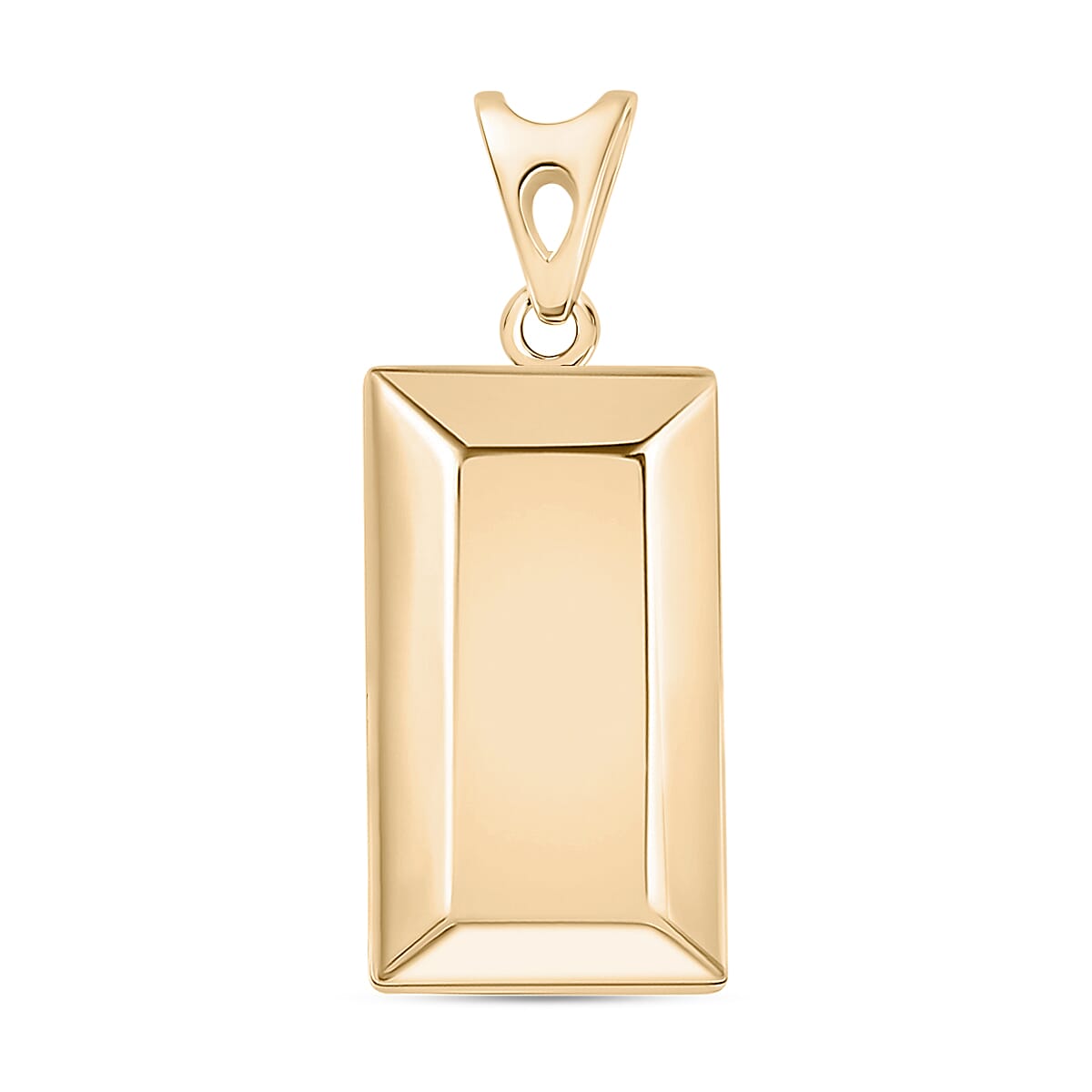 Bar Pendant in 14K White Gold
