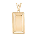 Bar Pendant in 14K White Gold - Sticky add to cart bar