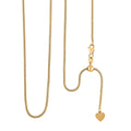 14K Yellow Gold Over Sterling Silver Necklace 18-24 Inches 4.20 Grams - Sticky add to cart bar