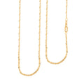 14K Yellow Gold Sparkle Chain Necklace (24 Inches) (1.5mm, 1.6 Grams) - Sticky add to cart bar
