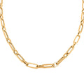 5mm Paper Clip Chain Necklace in 10K Yellow Gold 14.10 Grams 20 Inches - Sticky add to cart bar