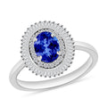 Rhapsody AAAA Tanzanite and E-F VS2 Diamond Ring in 950 Platinum (Size 10.0) 1.05 ctw - Sticky add to cart bar
