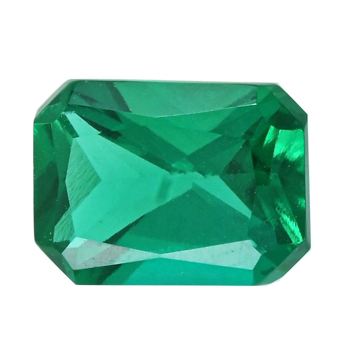 Luxuriant Lab Grown AAAA Emerald (Oct 8x6 mm) 1.00 ctw
