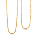 10K Yellow Gold 1.7mm Luca Necklace 18 Inches 4.10 Grams - Sticky add to cart bar